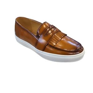 Roma Rio Brown Faux Leather Men's Loafers